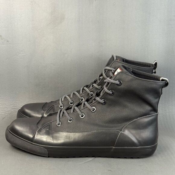 Hunter dipped high top canvas sneaker sneaker boot shoes for men size 13 - Picture 3 of 8